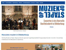 Tablet Screenshot of muziekopstapel.nl